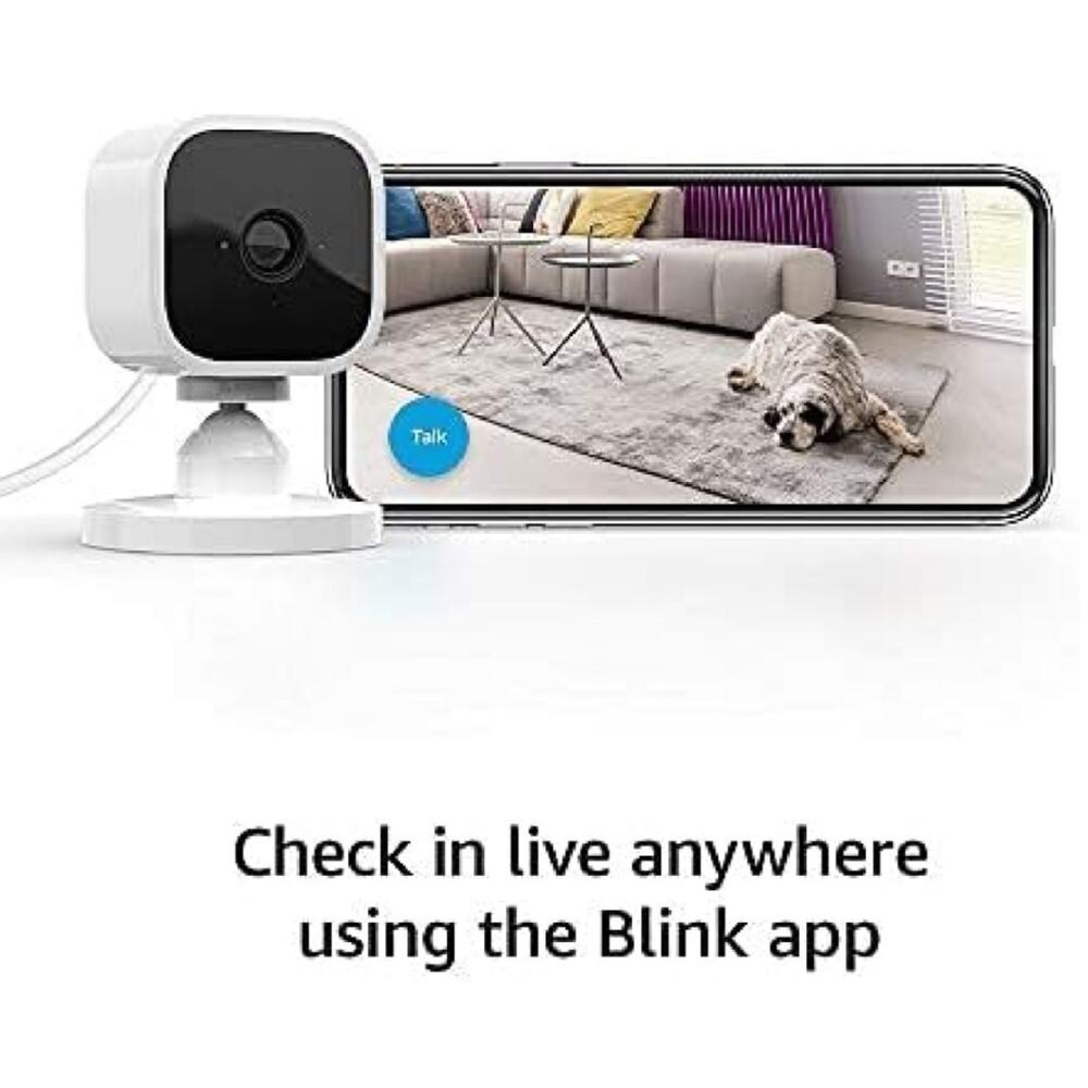 Blink Mini - Compact indoor plug-in smart security camera, 1080p HD video, night - Picture 5 of 5